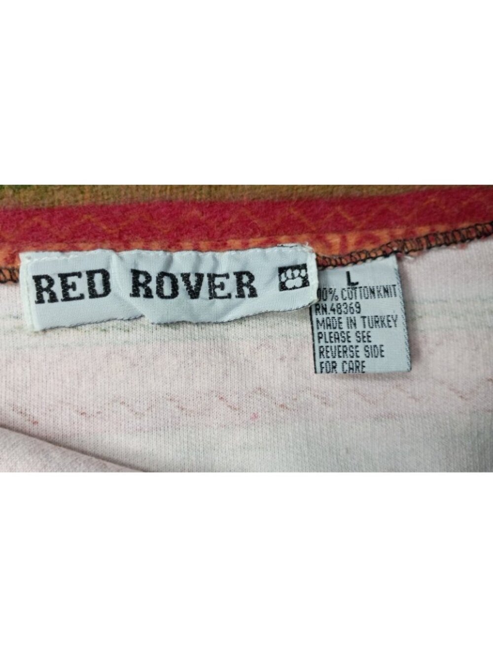 Vintage Red Rover Blanket Wrap Midi Skirt L Southwest Boho Festival Western - Picture 6 of 7